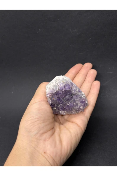 gemsartdeco BREZİLYA AMETİST DOĞALTAŞ JEOT 1 ADET - Resim 3