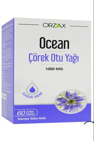 Ocean Çörek Otu Yağı 60 Kapsül Ve Ocean Vitamin D3 K2 20ml - Resim 2