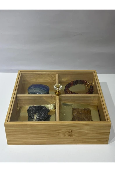 gemsartdeco BOĞA BURCU DOĞALTAŞLARI ÖZEL KUTULU - Resim 4