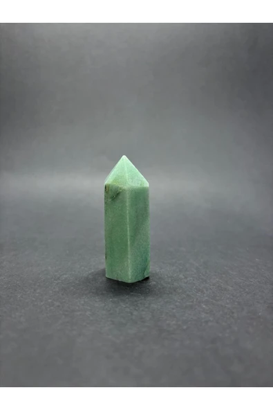 gemsartdeco YEŞİL AVENTURİN ŞANS BEREKET KULE DOĞALTAŞ - Resim 3