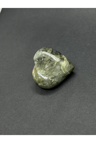gemsartdeco LABRADORİT KALP PALMSTONE DOĞALTAŞ(BÜYÜK) - Resim 4