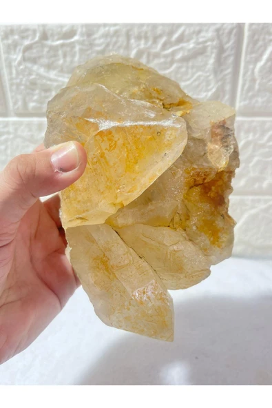 gemsartdeco Sitrin kuvars Doğaltaş Koleksiyoner - Resim 2