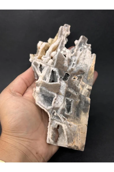 gemsartdeco KALSEDON DRUZE DOĞALTAŞ - Resim 3