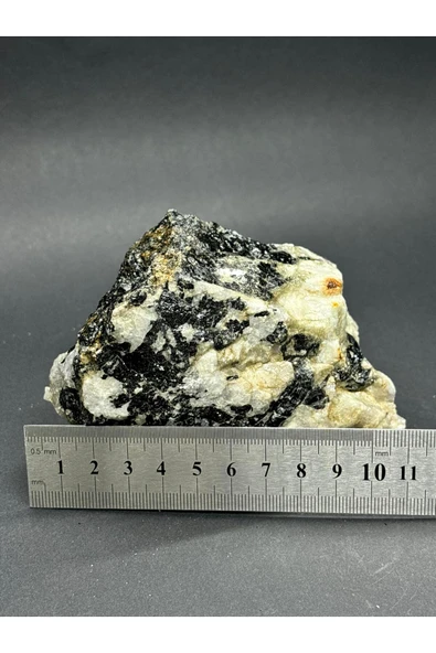 gemsartdeco TURMALİN DOĞALTAŞ NEGATİF ENERJİ KALKANI KÜTLE - Resim 5