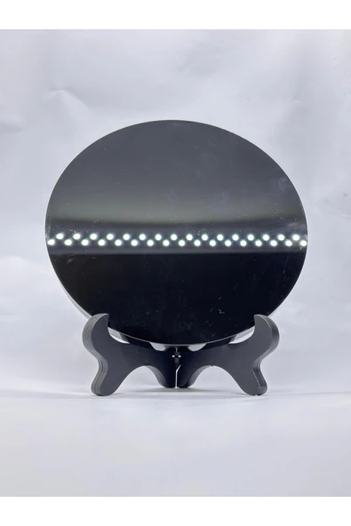 gemsartdeco OBSİDYEN AYNA 20 CM - Resim 3