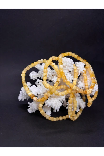 gemsartdeco LİTVANYA KEHRİBAR BİLEKLİK İNCE MODEL ürün görseli