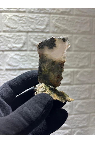 gemsartdeco Manzaralı Akik Doğaltaş 2'li Stantlı - Resim 5