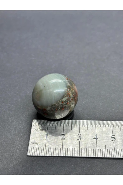 gemsartdeco KAN TAŞI DOĞALTAŞ KÜRE - Resim 5