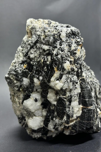 gemsartdeco TURMALİN DOĞALTAŞ NEGATİF ENERJİ KALKANI KÜTLE - Resim 3