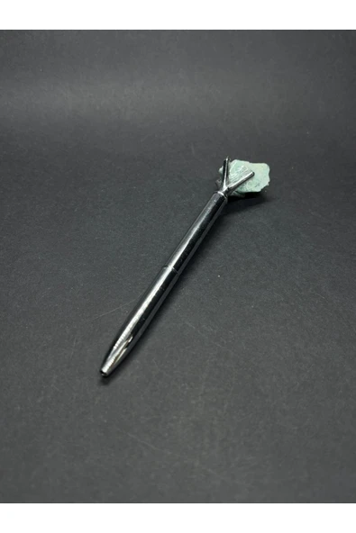 gemsartdeco AMAZONİT DOĞALTAŞLI TÜKENMEZ KALEM - Resim 3