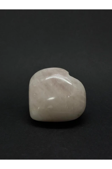 gemsartdeco PEMBE KUVARS KALP PALMSTONE DOĞALTAŞ - Resim 3