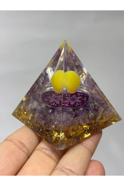 gemsartdeco ENERJİ DÜZENLEYİCİ AMETİST ORGONİT - Resim 4