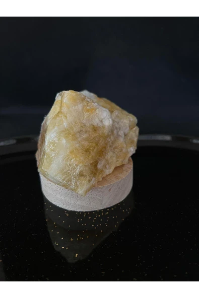 gemsartdeco Sitrin Doğaltaş Lamba - Resim 2