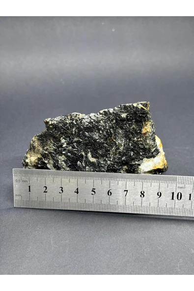 gemsartdeco TURMALİN DOĞALTAŞ NEGATİF ENERJİ KALKANI KÜTLE - Resim 6