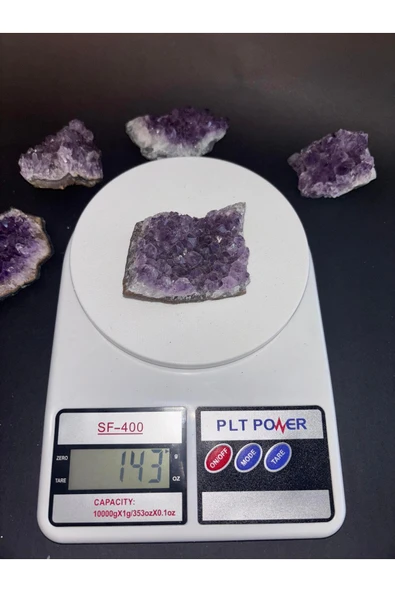 gemsartdeco Brezilya Kalp Ametist - Resim 3