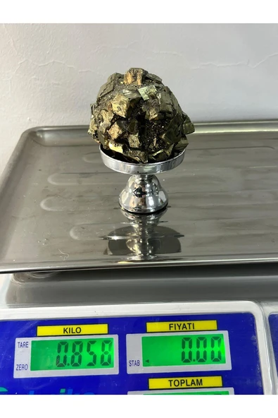 gemsartdeco Pirit Doğaltaş Stantlı - Resim 4