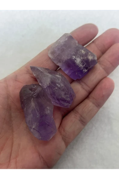 gemsartdeco Uruguay Ametist Ham Mineral Doğaltaş - Resim 2