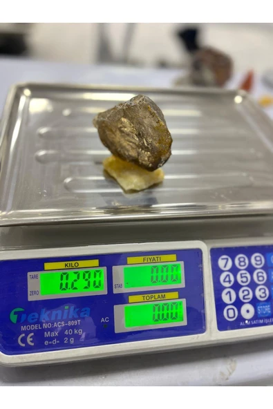 gemsartdeco Sitrin - Dumanlı Kuvars Stantlı Doğaltaş - Resim 6