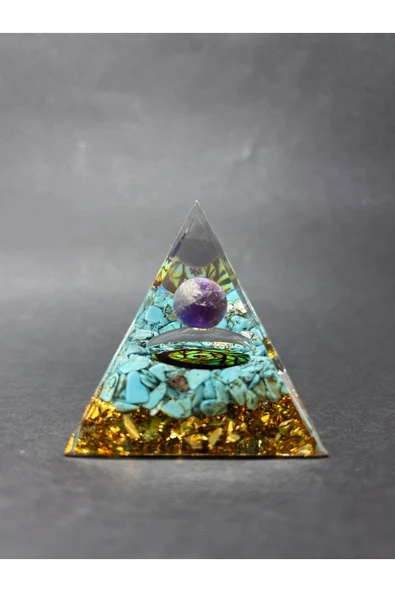 gemsartdeco TURKUAZ NAZAR ORGONİTİ ürün görseli