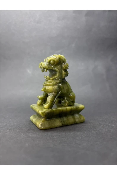 gemsartdeco Yeşim Doğaltaş Fengshui Ejderha ürün görseli