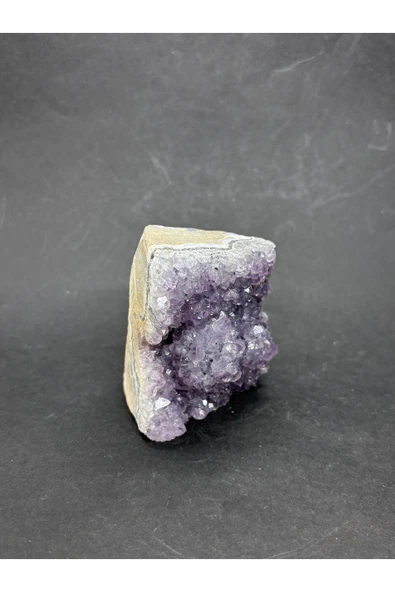 gemsartdeco BREZİLYA AMETİST DOĞALTAŞ JEOT 1 ADET - Resim 3