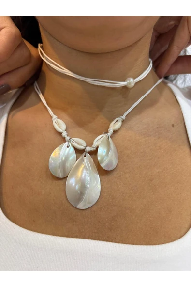 gemsartdeco ÜÇLÜ KOLYE - Resim 3