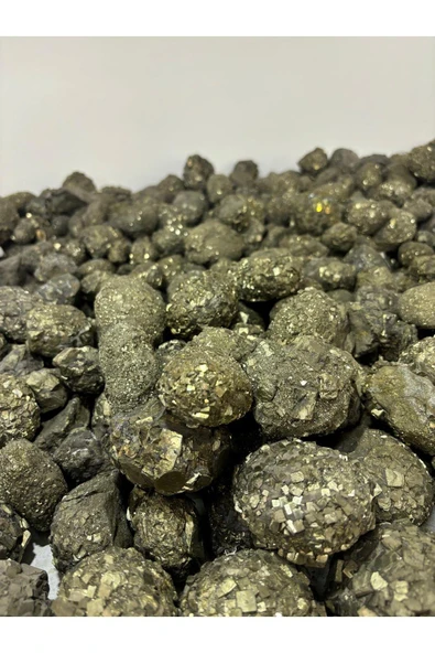 gemsartdeco Pirit Doğaltaş Zenginlik Taşı Küçük Boy Dev Kampanya - Resim 4