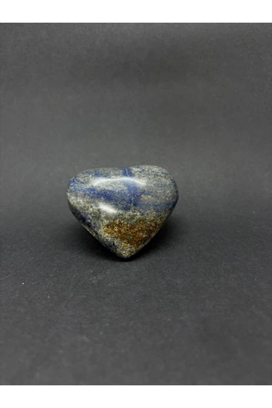 gemsartdeco LAPİS LAZULİ KALP PALMSTONE DOĞALTAŞ - Resim 2