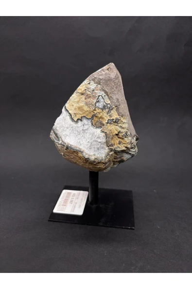 gemsartdeco BREZİLYA AMETİST DOĞALTAŞ SİYAH DEMİR STANTLI - Resim 6