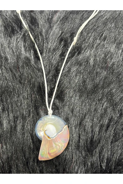 gemsartdeco NATULİS BEYAZ KOLYE - Resim 4