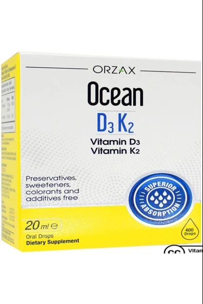 Ocean Çörek Otu Yağı 60 Kapsül Ve Ocean Vitamin D3 K2 20ml - Resim 3