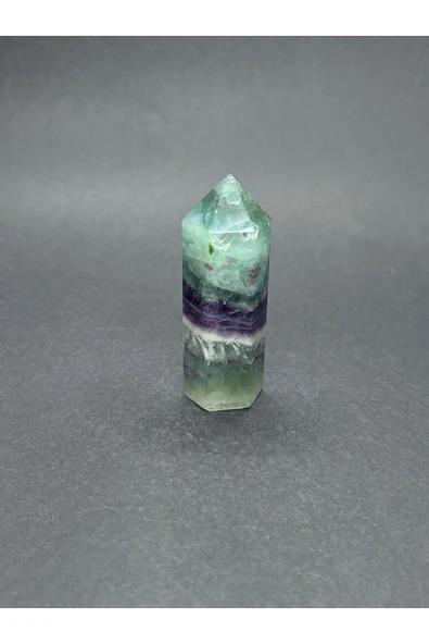 gemsartdeco FLORİT KAZIK UÇLU DOĞALTAŞ KULE - Resim 3