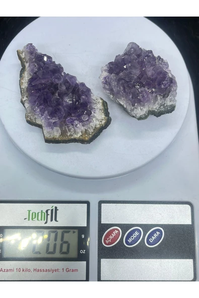 gemsartdeco Brezilya Ametist Doğaltaş - Resim 3