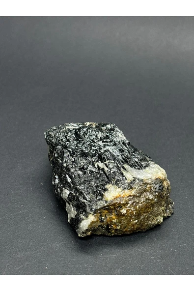 gemsartdeco TURMALİN DOĞALTAŞ NEGATİF ENERJİ KALKANI KÜTLE - Resim 6