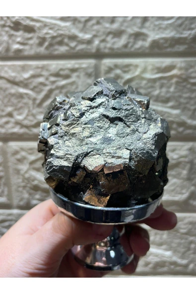 gemsartdeco Pirit Doğaltaş Stantlı - Resim 2