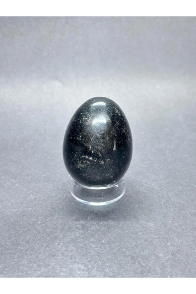 gemsartdeco OBSİDYEN GÜÇ TAŞI YUMURTA DOĞALTAŞ - Resim 3