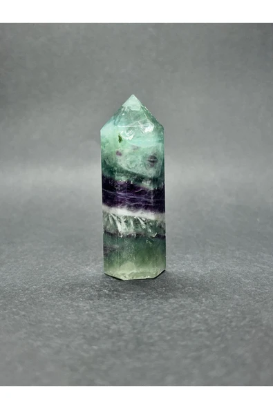 gemsartdeco FLORİT KAZIK UÇLU DOĞALTAŞ KULE ürün görseli 1