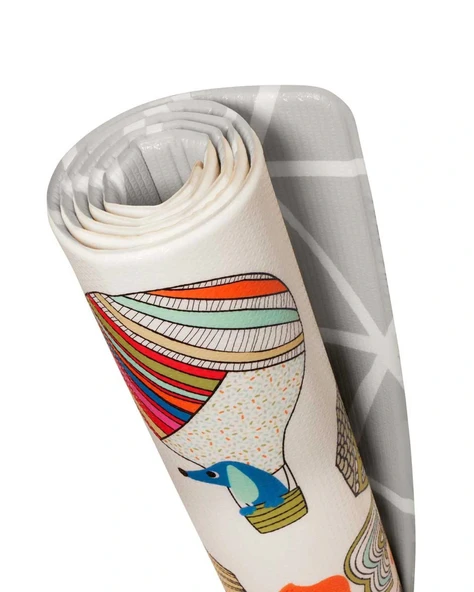 Skip Hop Çift Taraflı Oyun Halısı Oyun Matı Köy - Resim 2