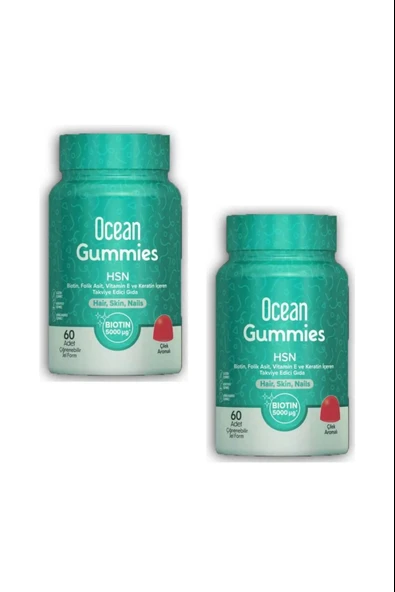 Ocean Gummies HSN 60 Adet Çiğneme Jel Form 2 Adet ürün görseli