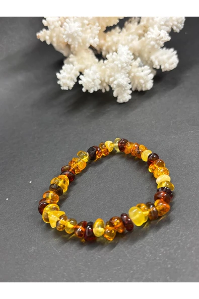 gemsartdeco KEHRİBAR BİLEKLİK KADIN - Resim 3