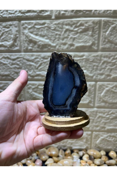 gemsartdeco Agat Doğaltaş Stantlı Ürün - Resim 2