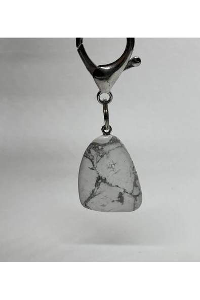 gemsartdeco HAVLİT DOĞALTAŞ ANAHTARLIK CHARM DAMLA ürün görseli