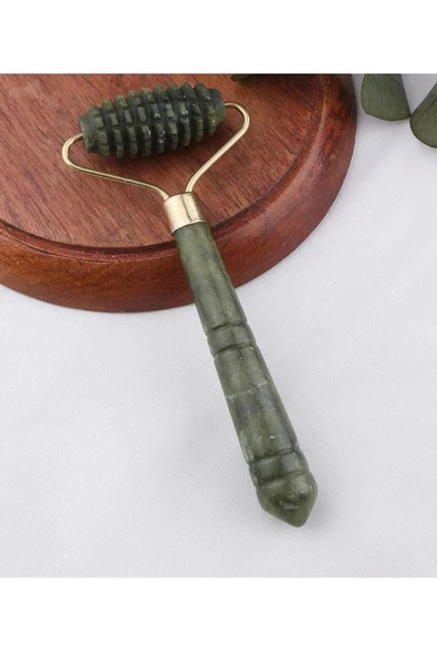 gemsartdeco Yeşim Doğaltaş Akupunktur Etkili Masaj Aleti - Resim 2