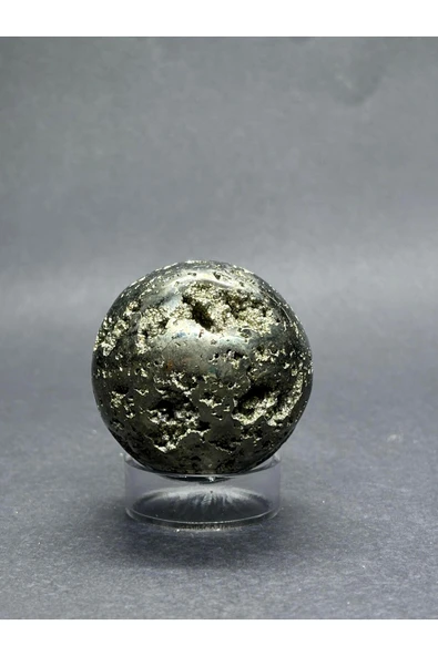 gemsartdeco PİRİT DOĞALTAŞ KÜRE - Resim 4