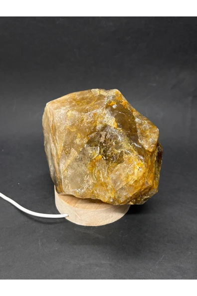 gemsartdeco DUMANLI KUVARS DOĞALTAŞ LAMBA RADYASYONSAVAR - Resim 2