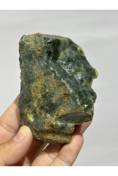 gemsartdeco Yosunlu Akik Doğaltaş - Resim 3