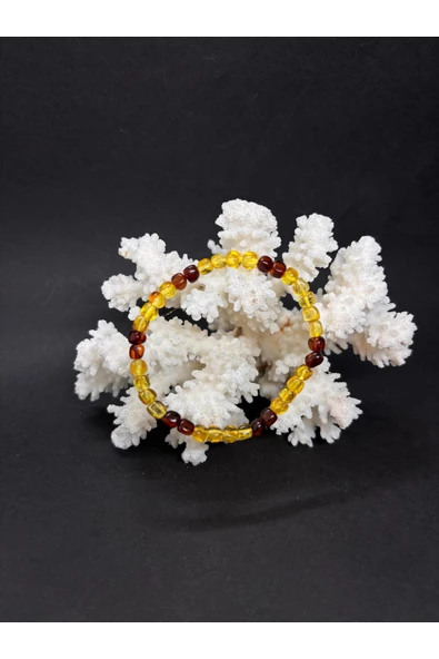 gemsartdeco KEHRİBAR BİLEKLİK LİTVANYA STİL - Resim 2