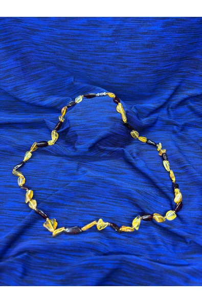 gemsartdeco KEHRİBAR KOLYE LİTVANYA BALTIC - Resim 3