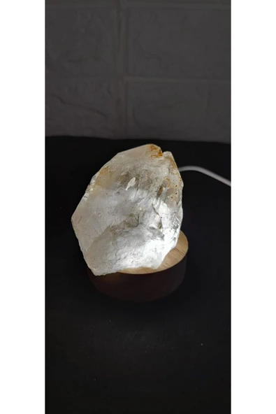 gemsartdeco Kristal kuvars Doğaltaş huzur lambası - Resim 2