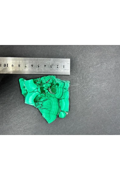 gemsartdeco MALAHİT MİNERAL DOĞALTAŞ - Resim 5